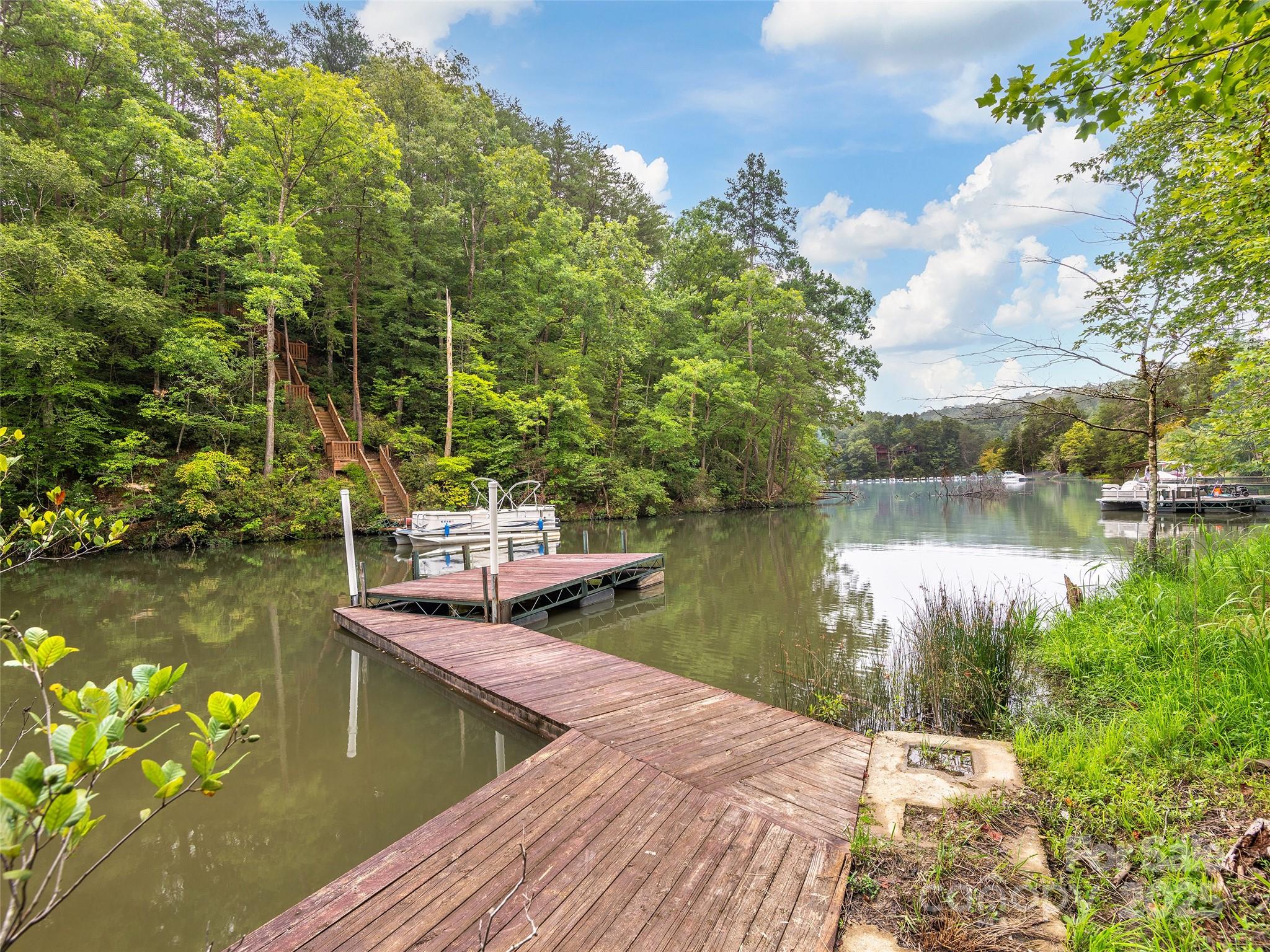 Lot #28 Parkway North Rd Mill Spring, Unit 28 Mill Spring, NC 28756 - Photo 9 of 23 a small pool with some trees in the background