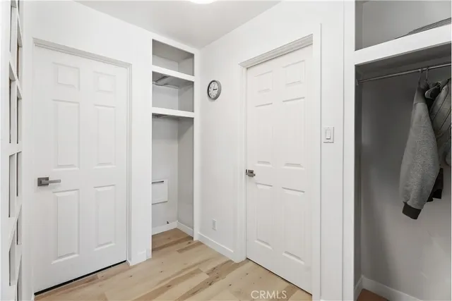 a view of closet area