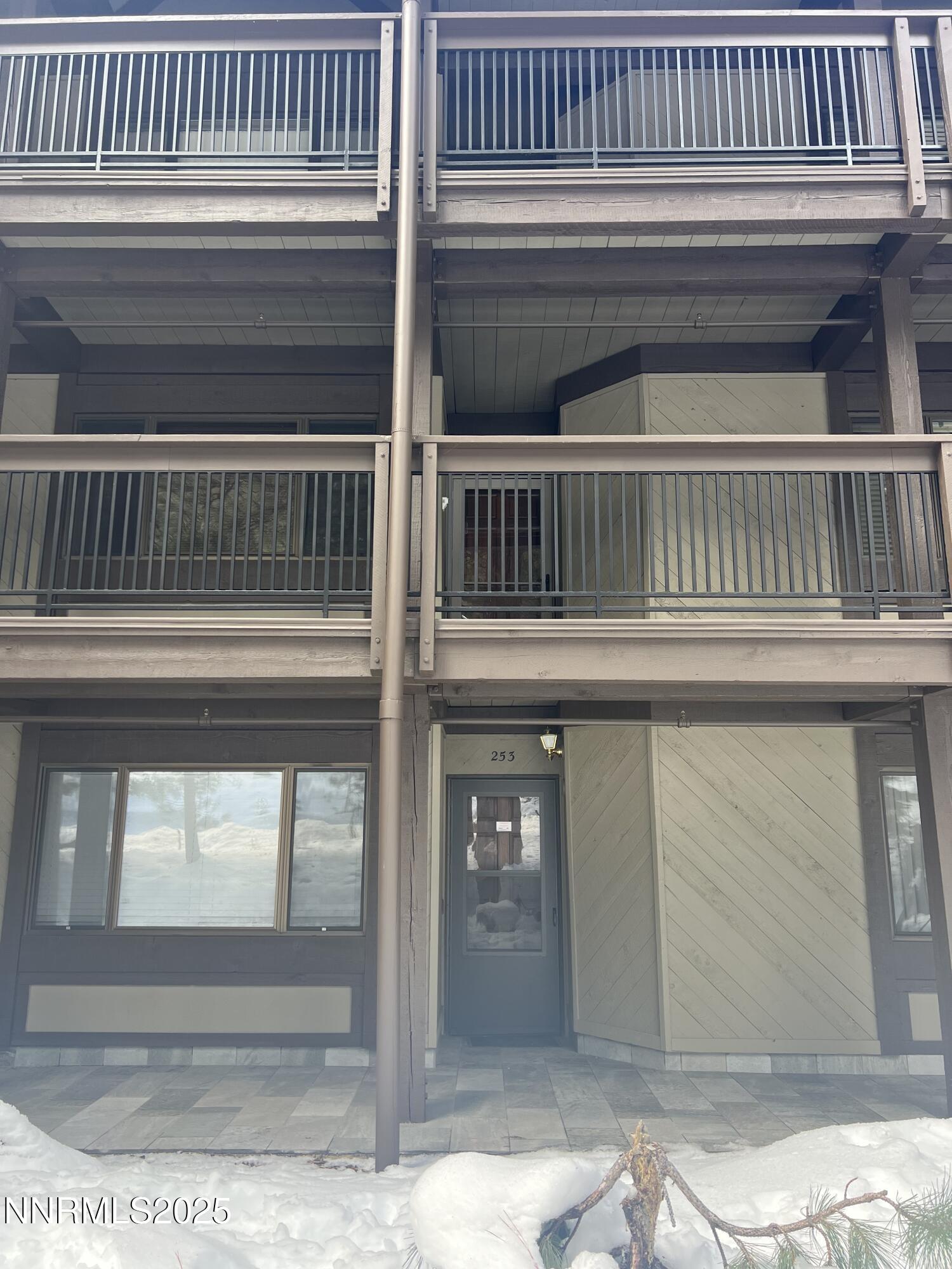 a view of front door