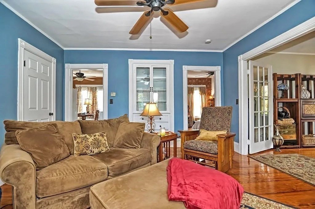 42 Pleasant Street, Unit C North Attleboro, MA 02760 - Photo 13 of 16 a living room with furniture and wooden floor