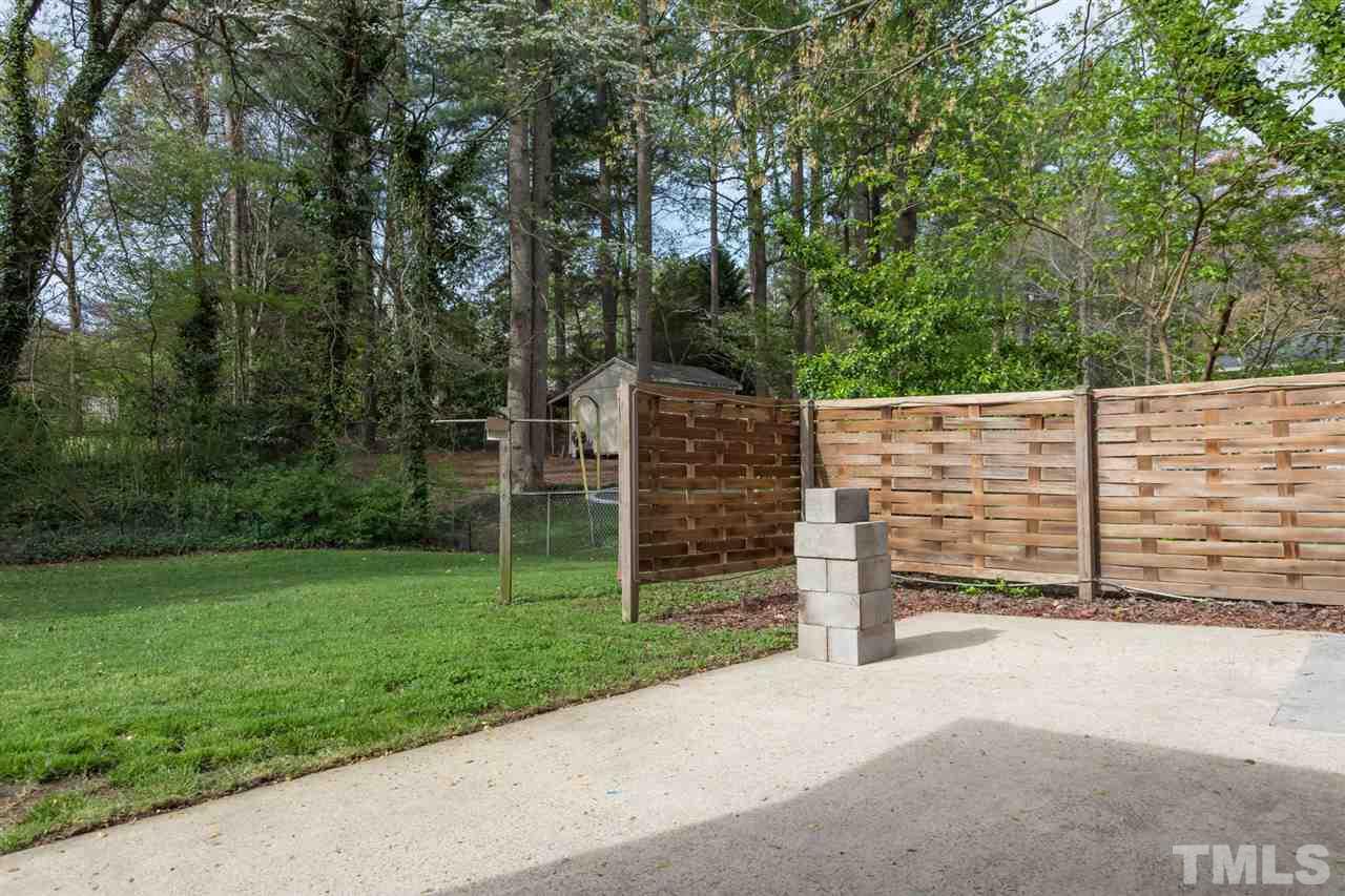 500 Pinecroft Drive Raleigh, NC 27609 - Photo 19 of 21 a view of a back yard