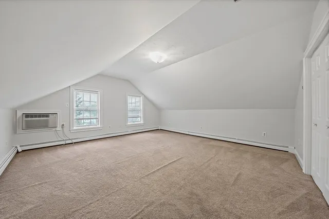 an empty room with a natural light