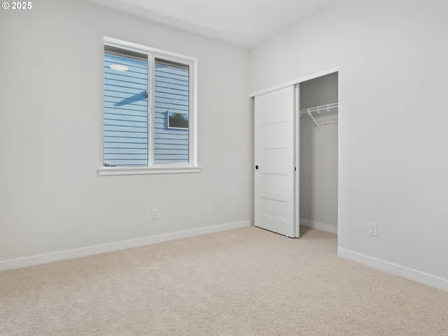 a view of small space with wooden floor