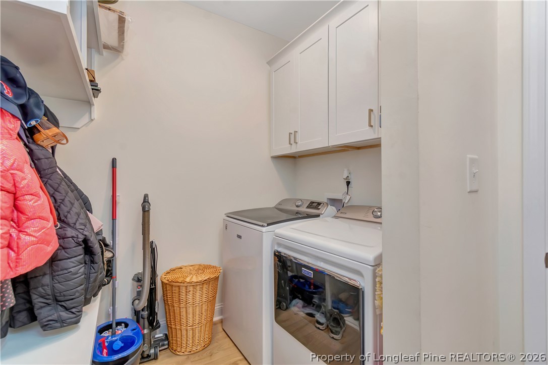 570 Old Tower Road Lumberton, NC 28360 - Photo 28 of 32 a utility room with dryer and washer