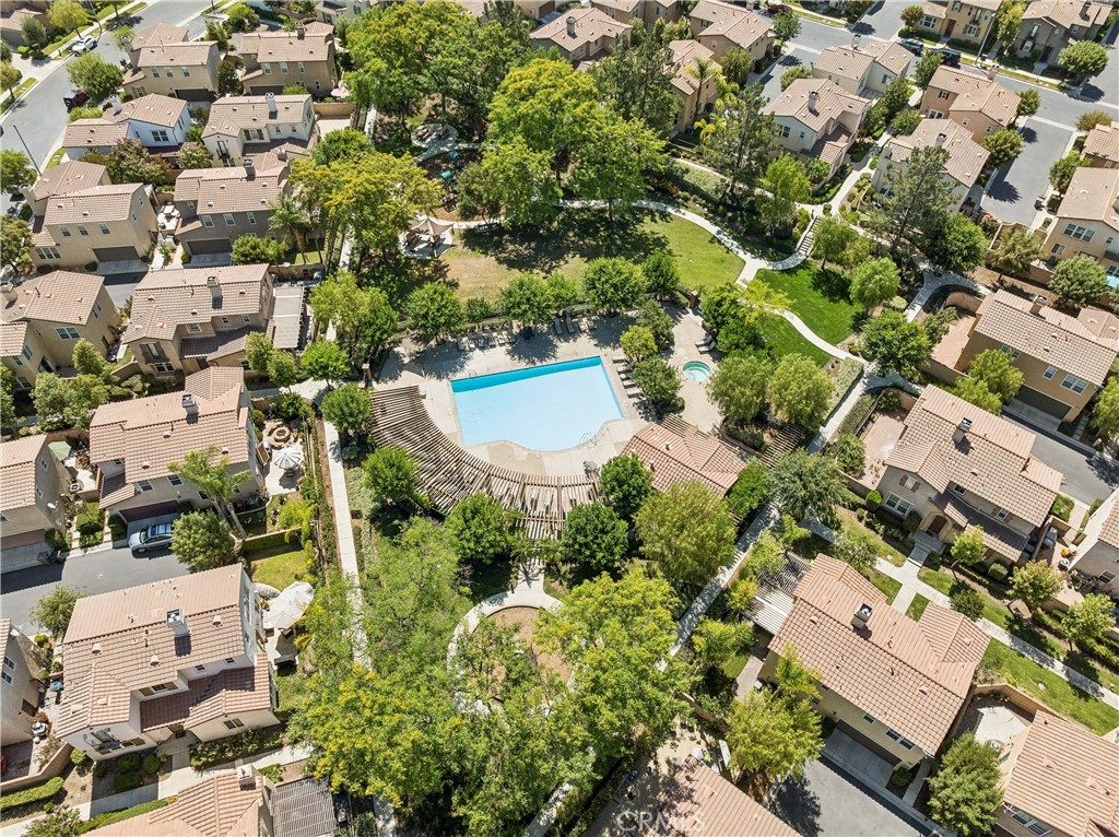 4155 Windspring Street Corona, CA 92883 - Photo 35 of 38 an aerial view of residential houses with outdoor space