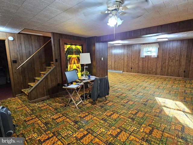 a view of empty room with windows