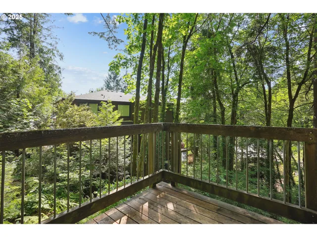 a view of mountain view from a balcony