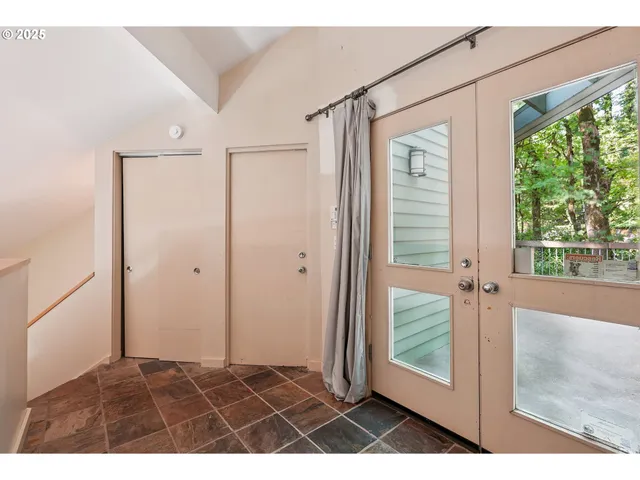 a view of front door