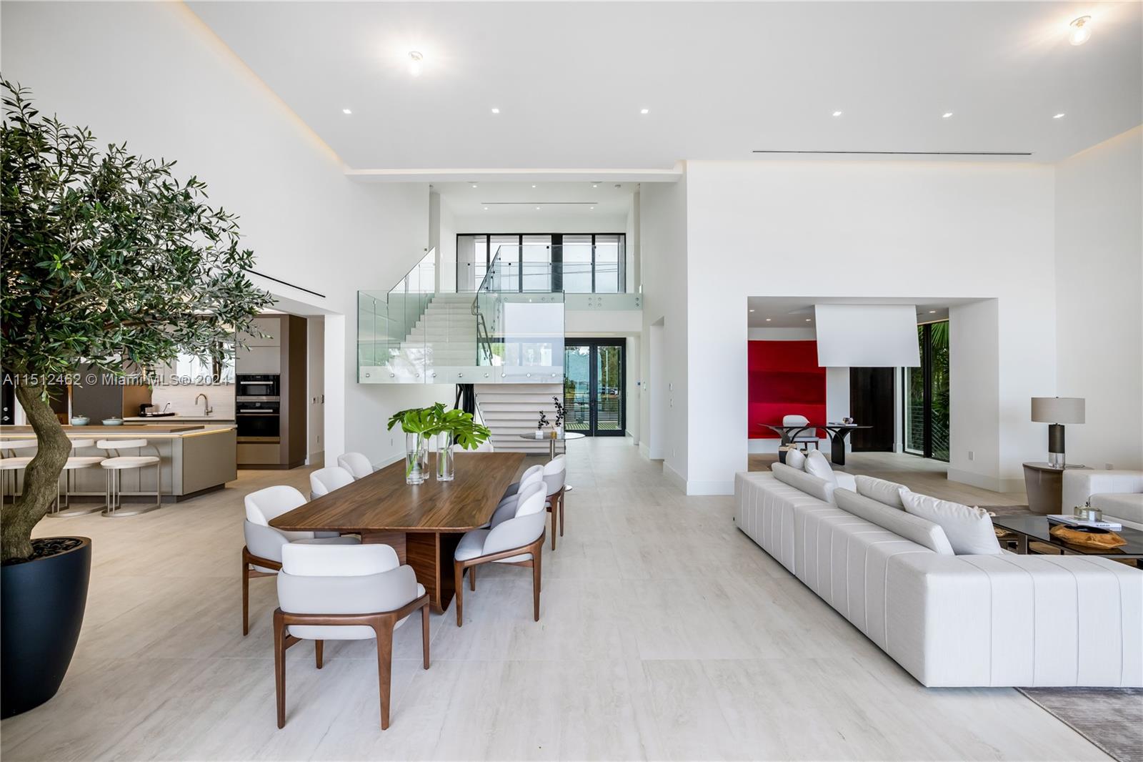 Normandy Shores Miami Beach, FL 33141 - Photo 20 of 47 a living room with furniture and a flat screen tv