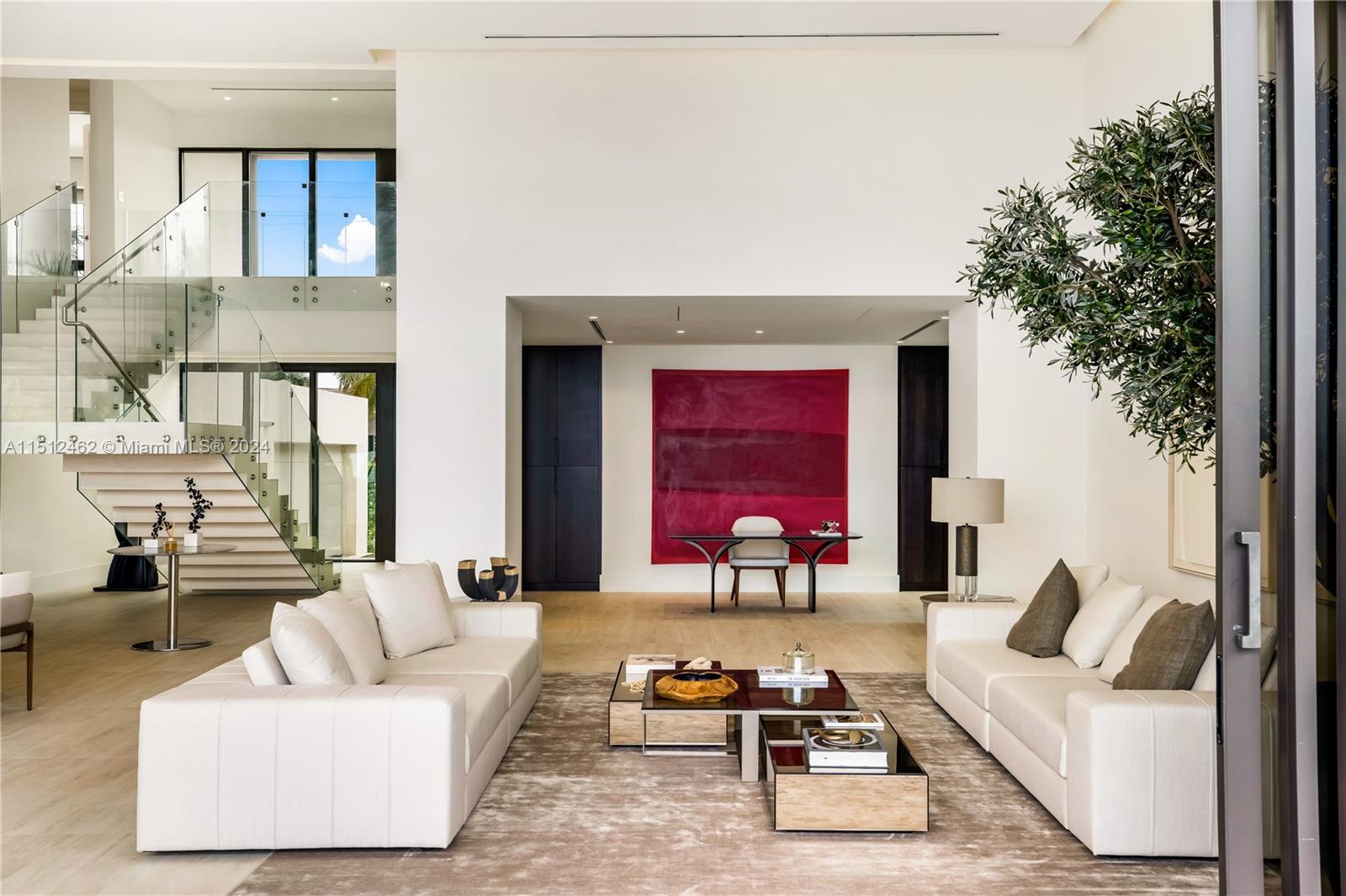 Normandy Shores Miami Beach, FL 33141 - Photo 21 of 47 a living room with furniture and a potted plant