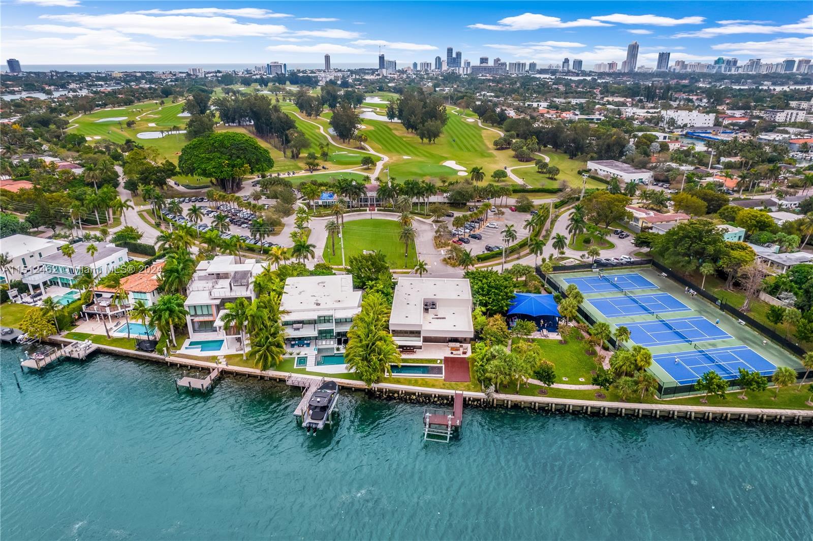 Normandy Shores Miami Beach, FL 33141 - Photo 10 of 47 an aerial view of tennis court