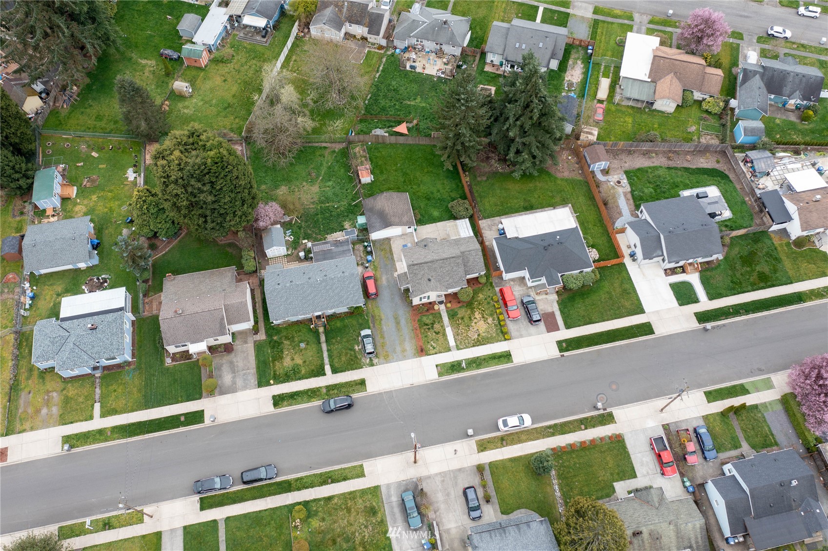 3129 Southeast 5th Street Renton, WA 98058 - Photo 22 of 27 an aerial view of residential houses with outdoor space and street view