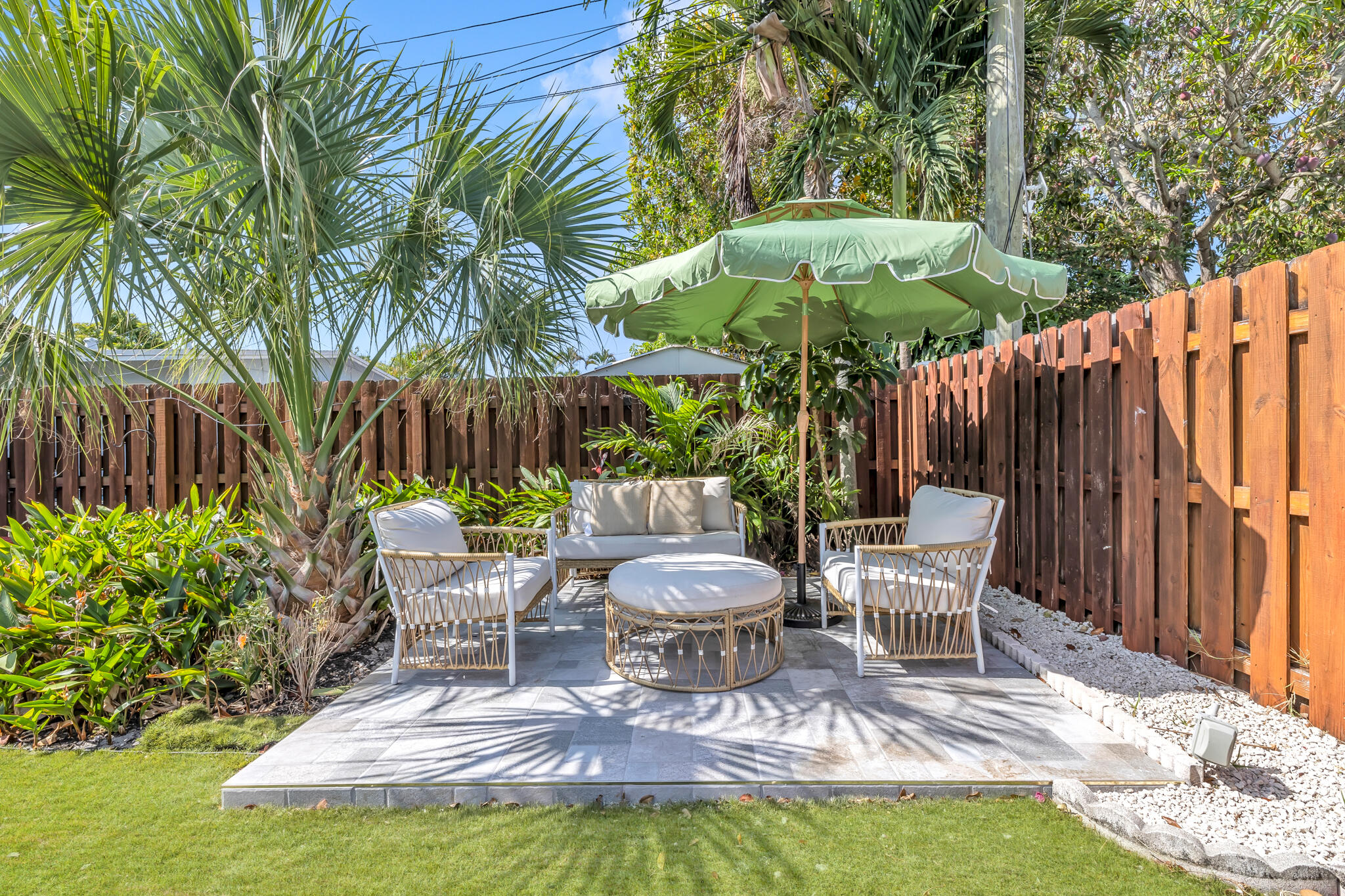 2412 Northeast 4th Street, Unit W Pompano Beach, FL 33062 - Photo 17 of 18 a view of a outdoor sitting area with furniture