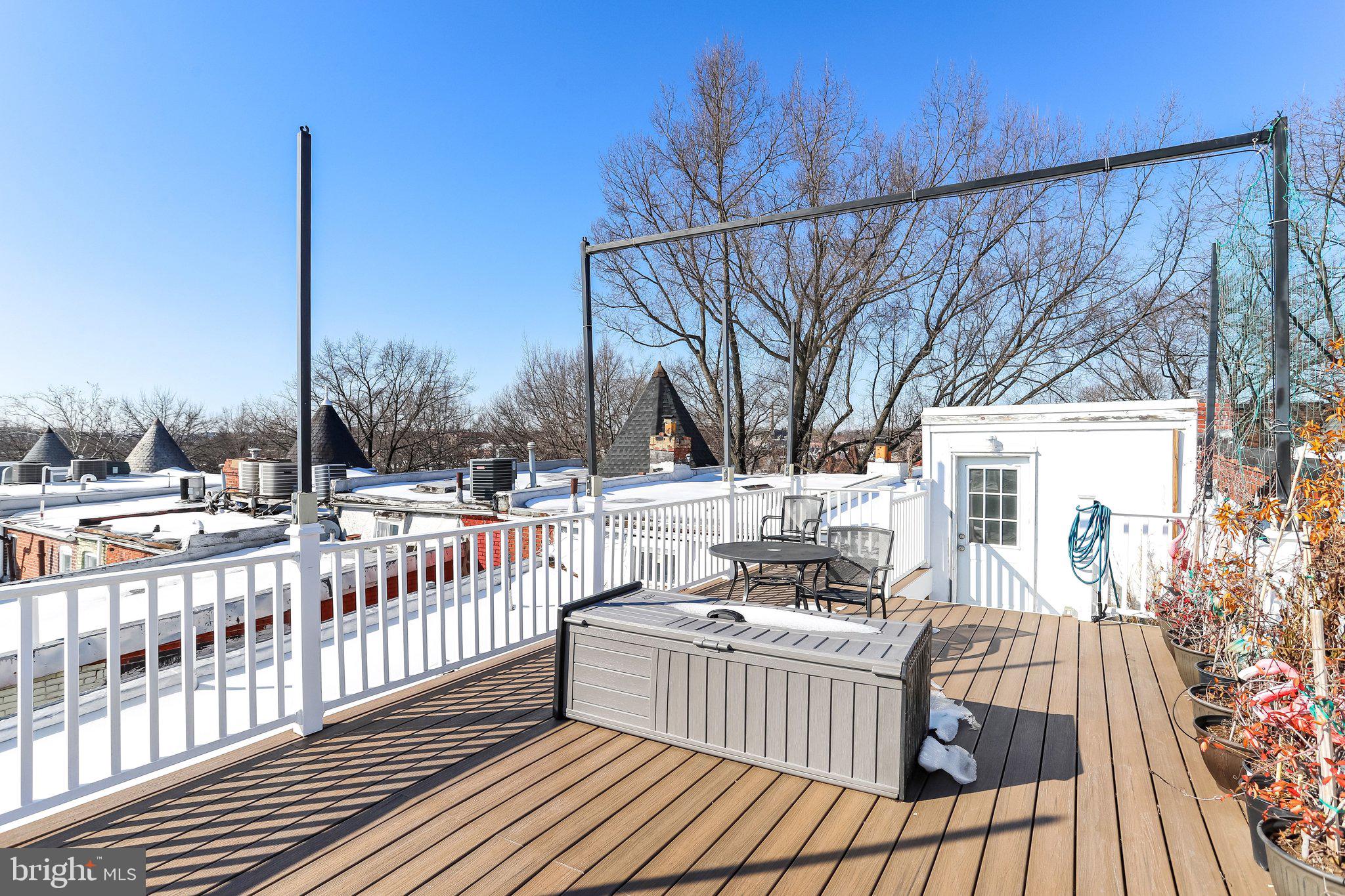 12 Rhode Island Avenue Northwest Washington, DC 20001 - Photo 55 of 74 Rooftop deck w/panoramic city views