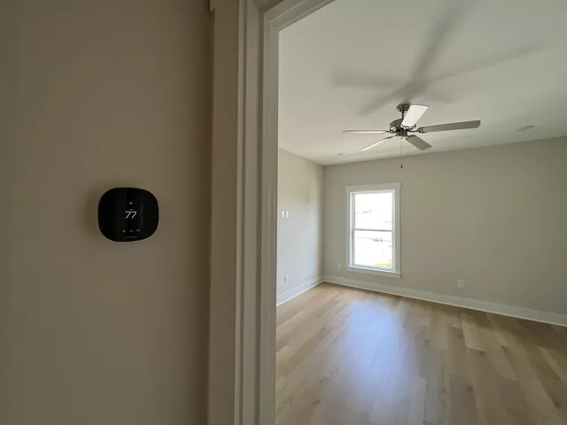 wooden floor in an empty room
