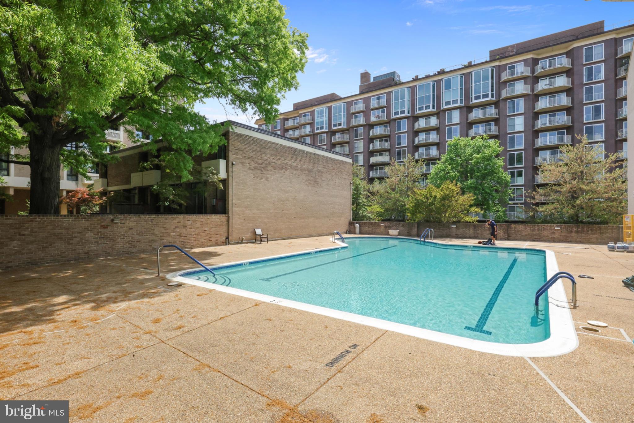 490 M Street Southwest, Unit W101 Washington, DC 20024 - Photo 20 of 25 Refreshing poolside retreat awaits!