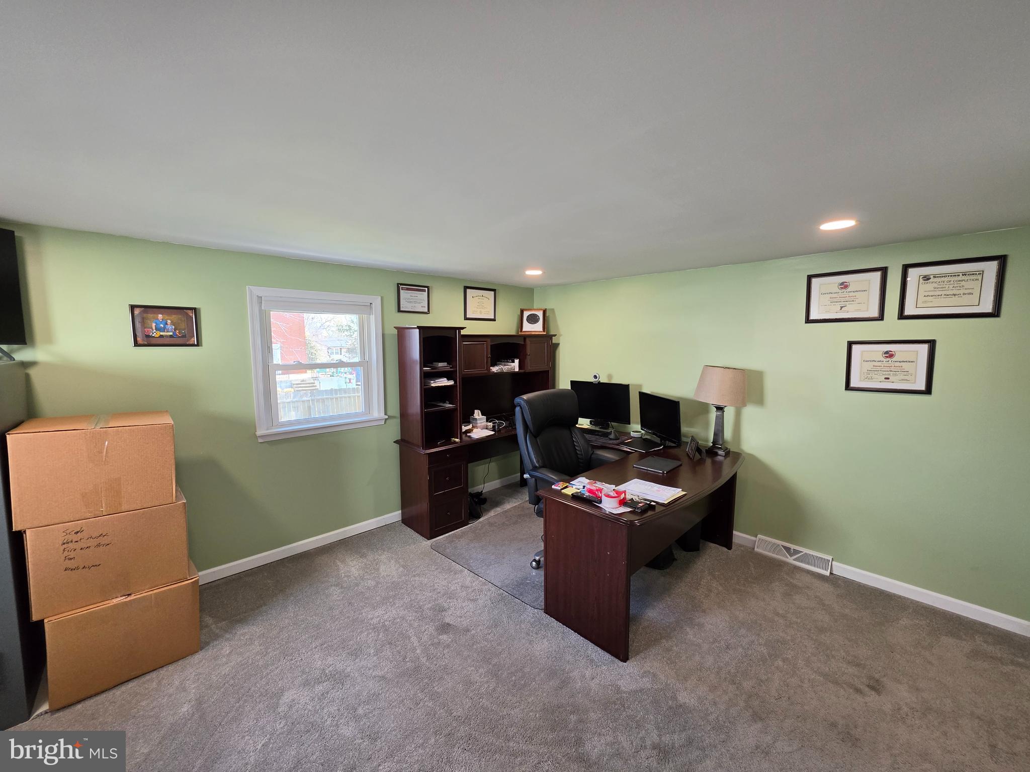 142 New Road Horsham, PA 19044 - Photo 27 of 38 a view of a workspace with furniture and a window