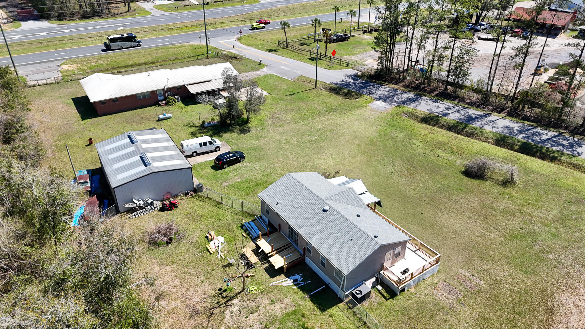 40 Jones Drive Freeport, FL 32439 - Photo 5 of 12 an aerial view of a house with a yard
