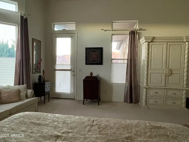 a view of a livingroom with a couch