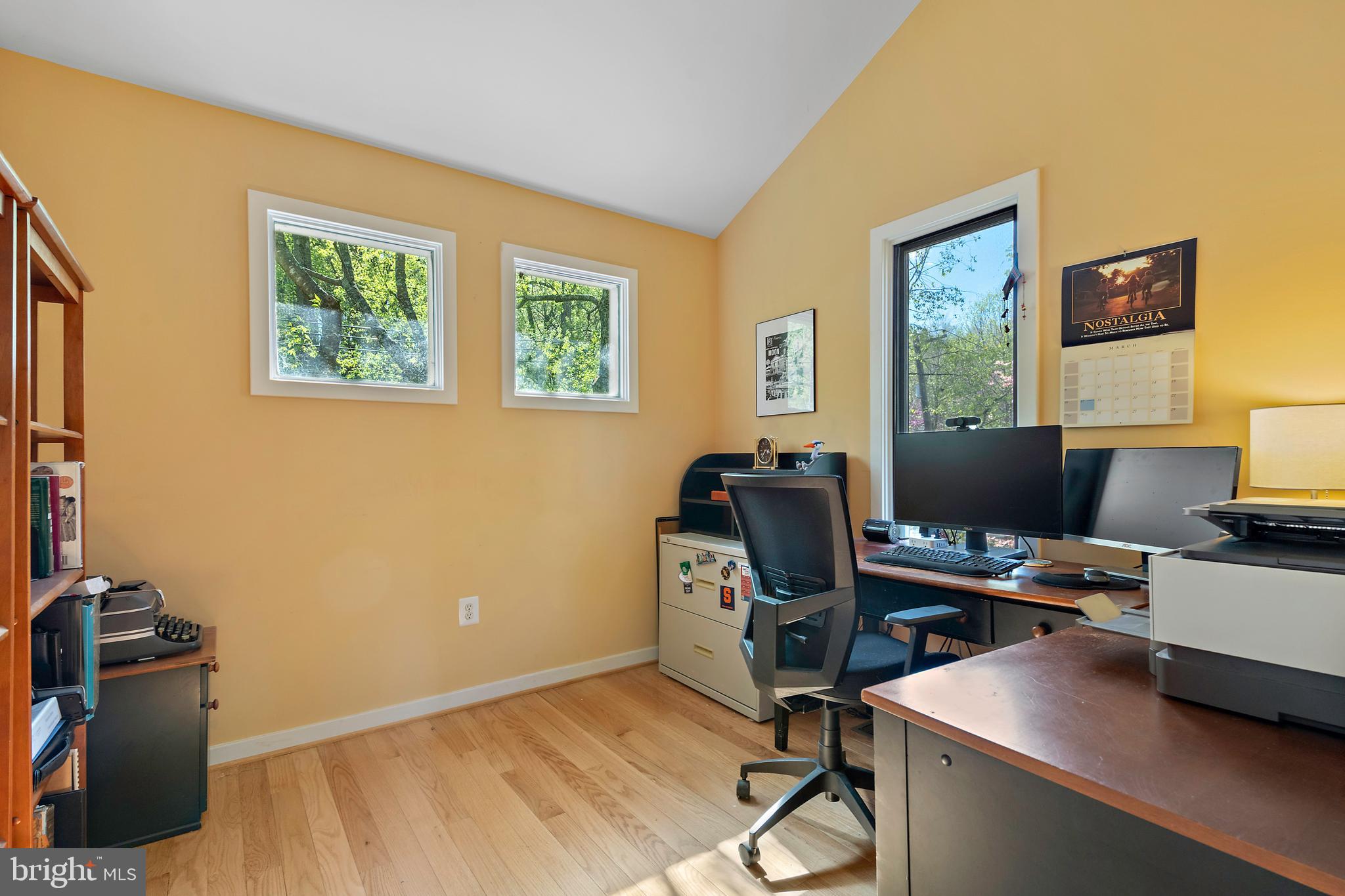 132 Hilltop Road Silver Spring, MD 20910 - Photo 14 of 50 a view of a workspace with furniture and a window