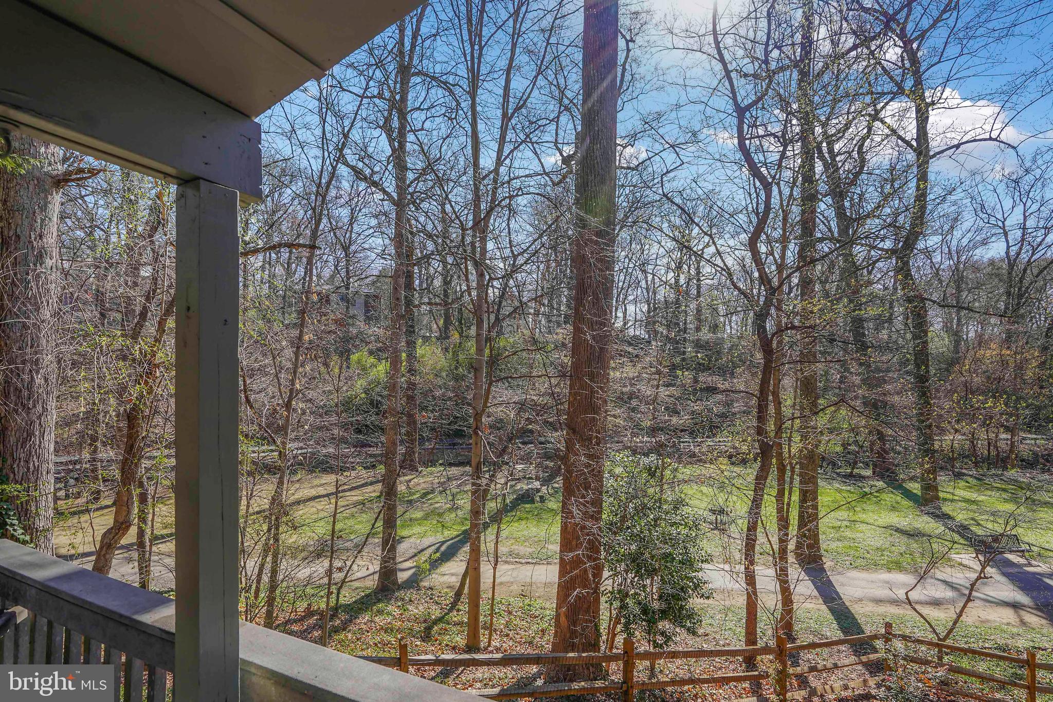 132 Hilltop Road Silver Spring, MD 20910 - Photo 39 of 50 a view of a yard from a balcony