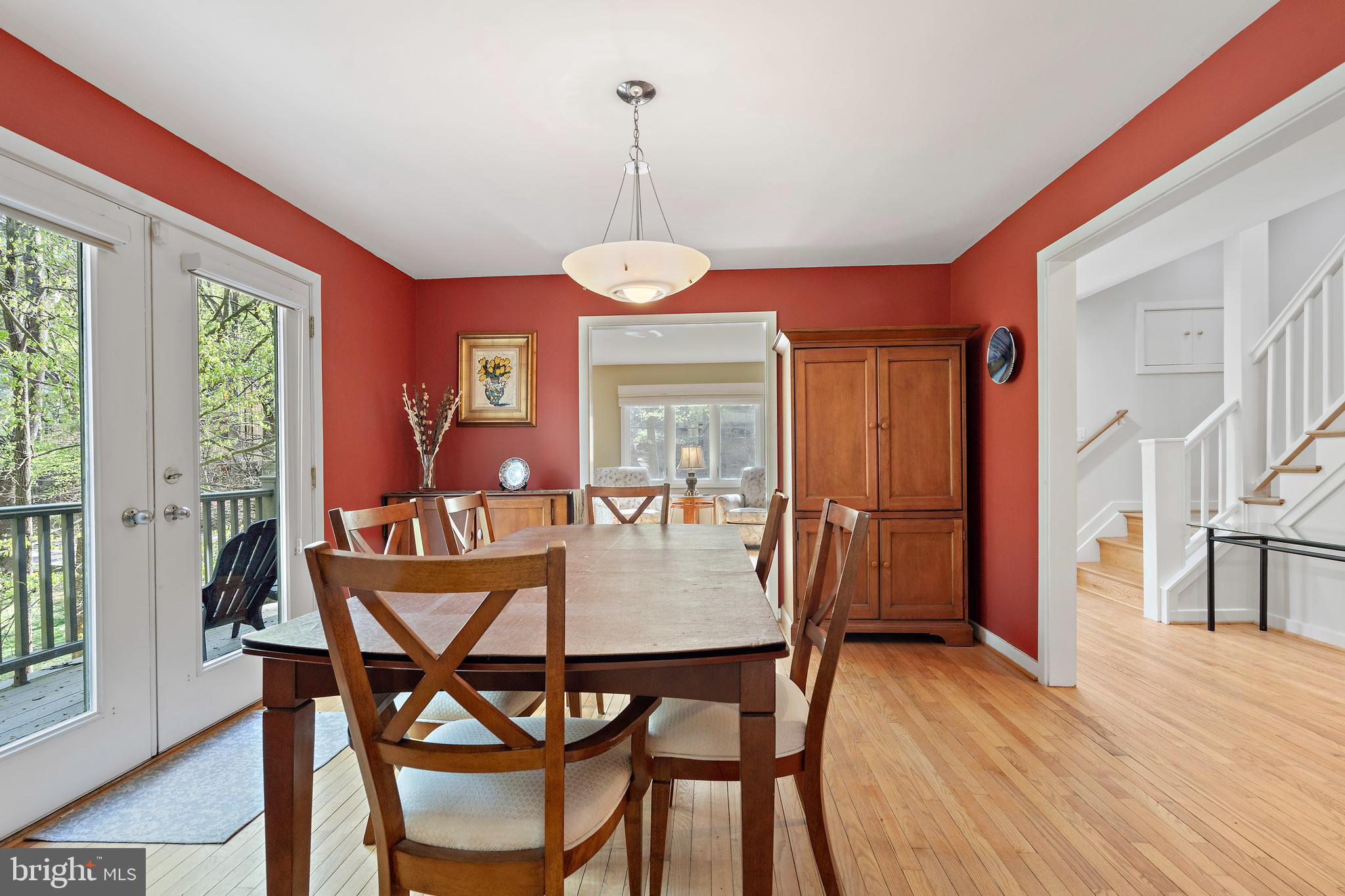 132 Hilltop Road Silver Spring, MD 20910 - Photo 10 of 50 a view of a dining room with furniture window and wooden floor