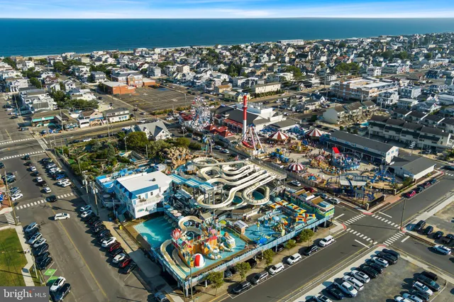 a view of city and ocean