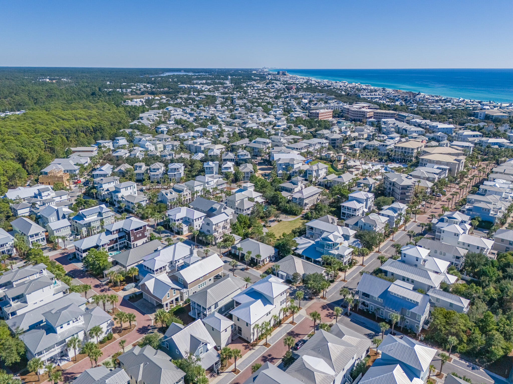 342 Beach Bike Way Inlet Beach Inlet Beach, FL 32461 - Photo 71 of 77 an aerial view of a city with lots of residential buildings