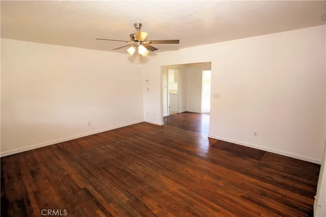 wooden floor in an empty room