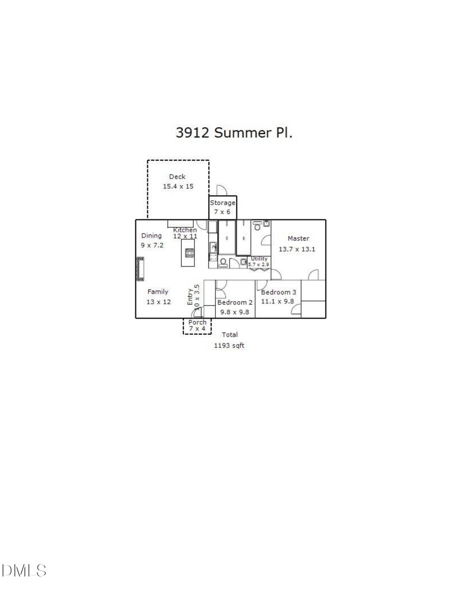 3912 Summer Place Raleigh, NC 27604 - Photo 35 of 35 Floorplan_3912 Summer Place-1
