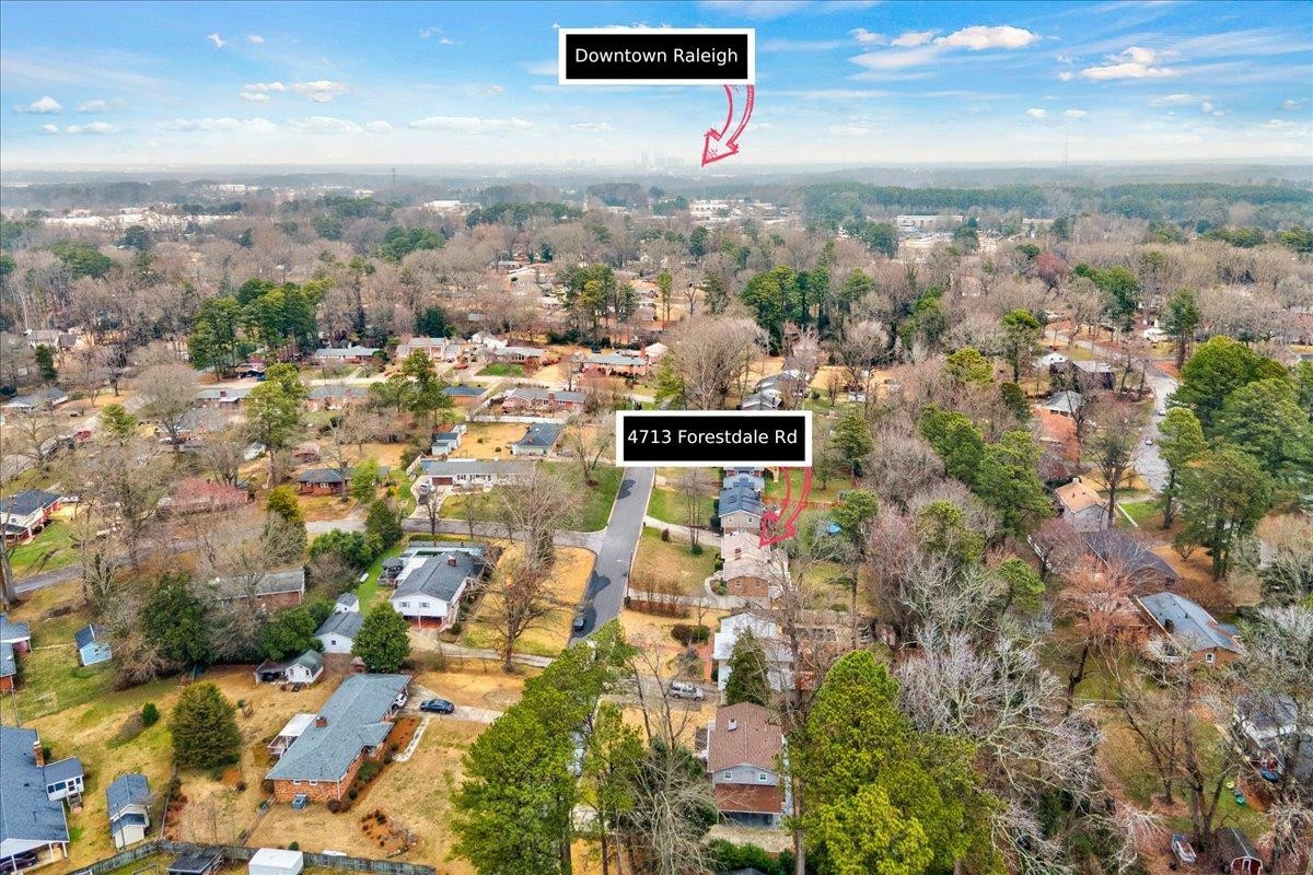 4713 Forestdale Road Raleigh, NC 27603 - Photo 46 of 50 Aerial View