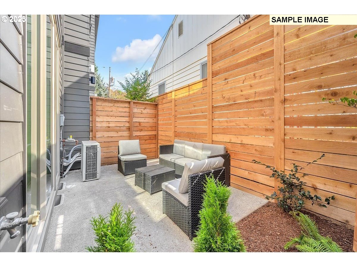 3674 Southeast Haig Street Portland, OR 97202 - Photo 20 of 20 a view of an outdoor space with patio