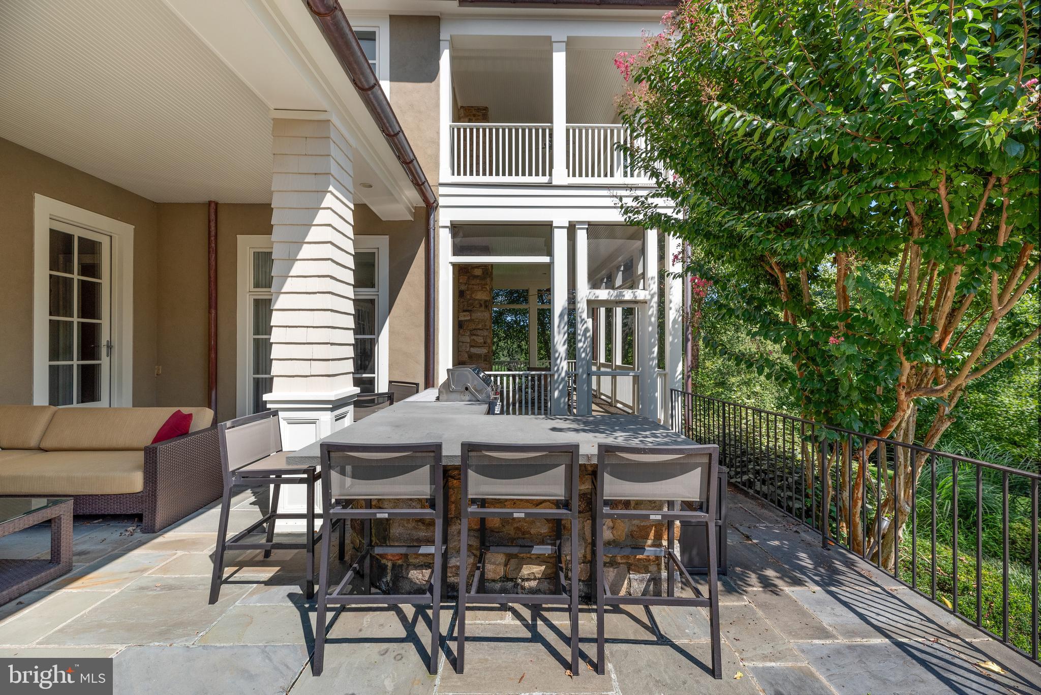 10818 Red Barn Lane Potomac, MD 20854 - Photo 22 of 141 Flagstone Patio Poolside