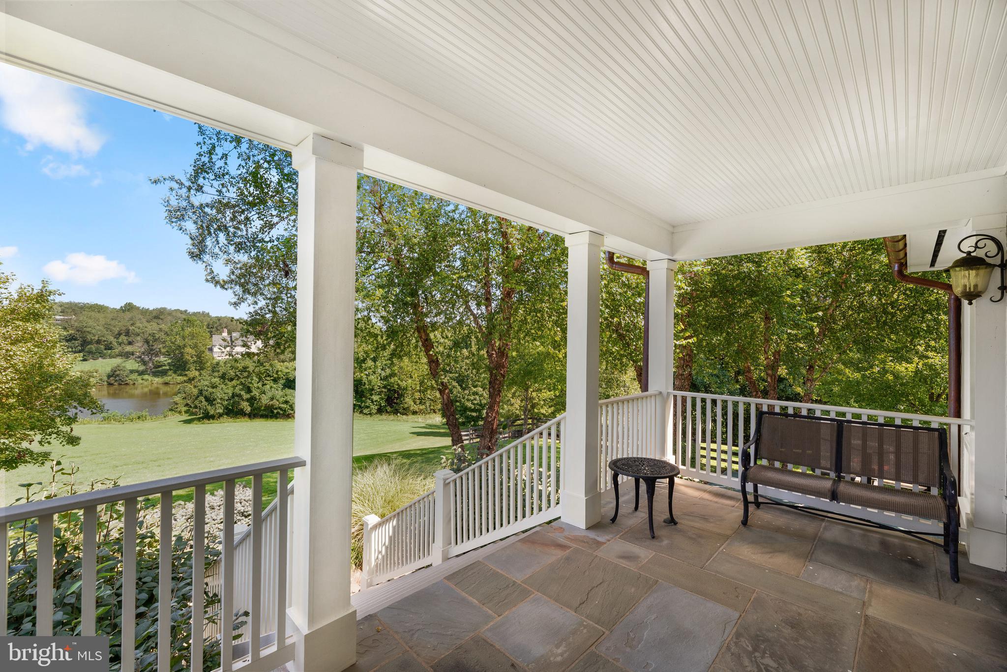 10818 Red Barn Lane Potomac, MD 20854 - Photo 46 of 141 Covered Terrace with Pond Views