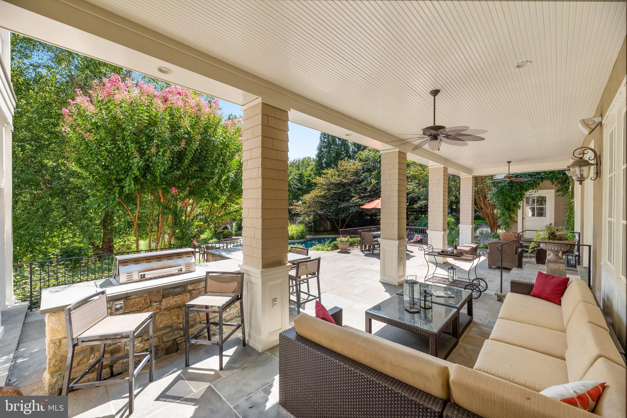 10818 Red Barn Lane Potomac, MD 20854 - Photo 10 of 141 Covered Rear Terrace