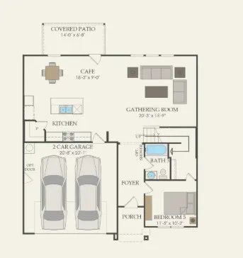 a view of a backyard with a garden