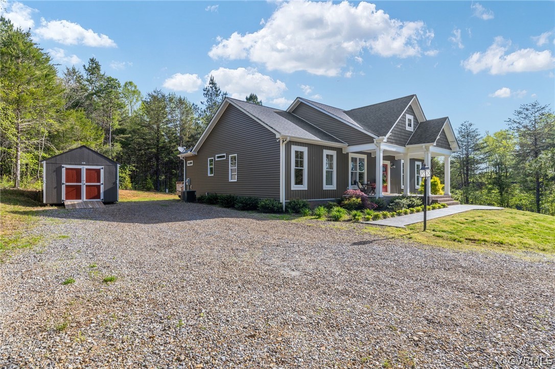 3925 Old Ridge Road Farmville, VA 23901 - Photo 4 of 50 a house view with a garden space