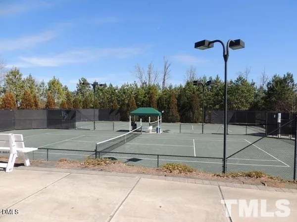 a view of a tennis court
