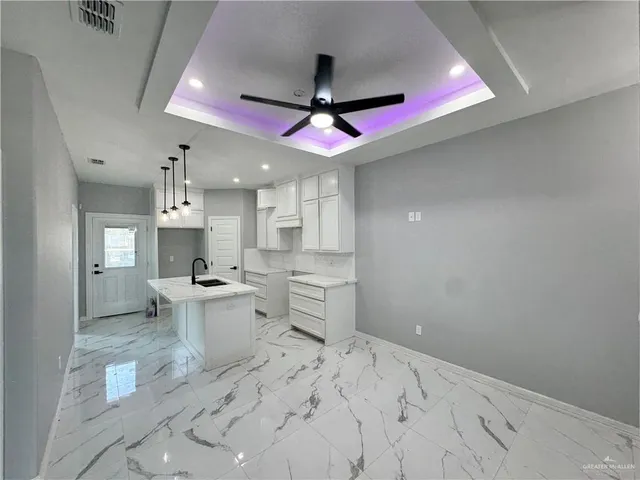 a very nice looking room with a large window