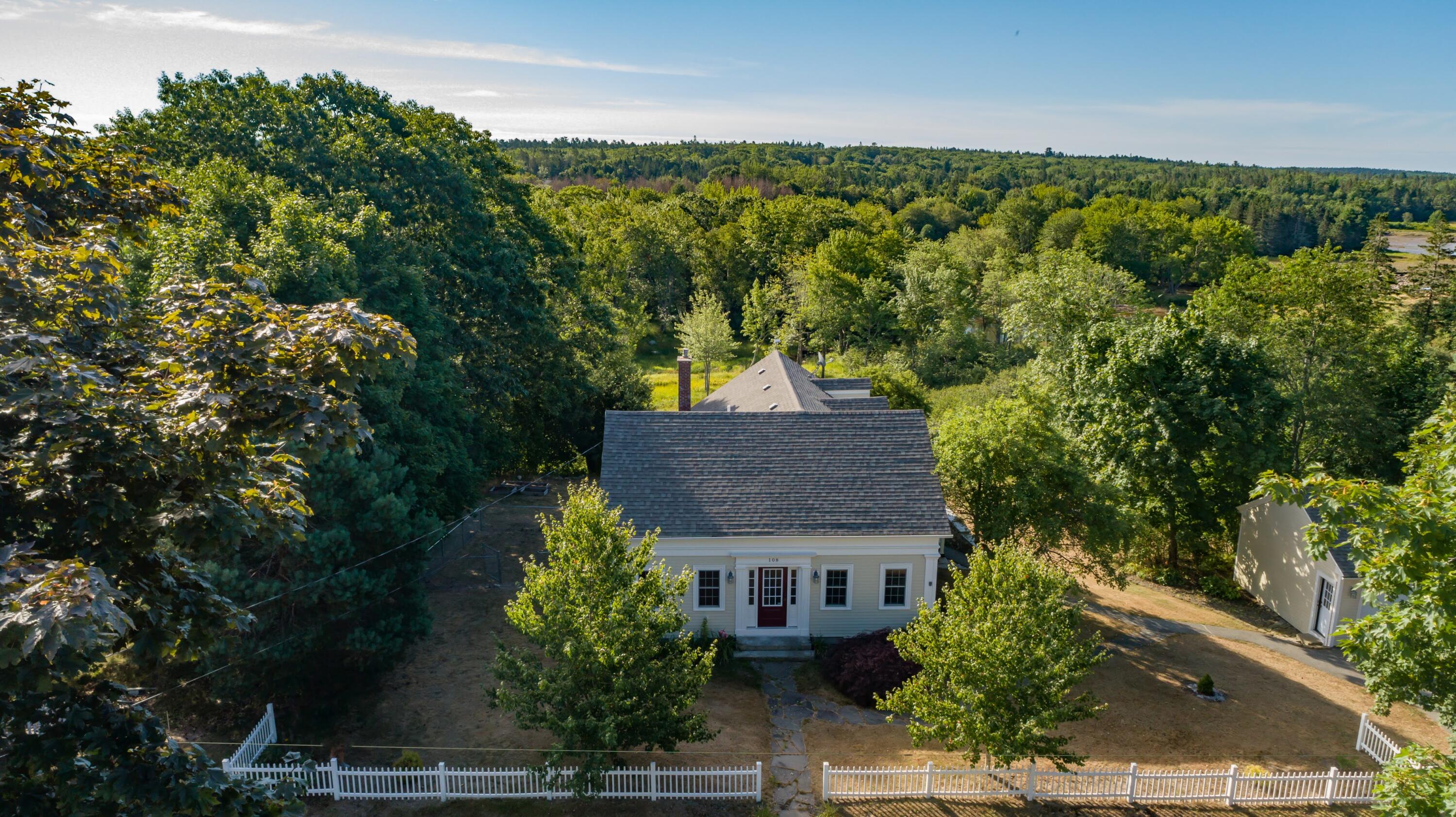 108 Village Road Steuben, ME 04680 - Photo 37 of 73 108 Village Rd Ext-Aerial-14