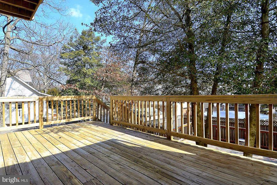 581 Manor Road Severna Park, MD 21146 - Photo 13 of 30 Deck with Stairs Descending to Lower Level