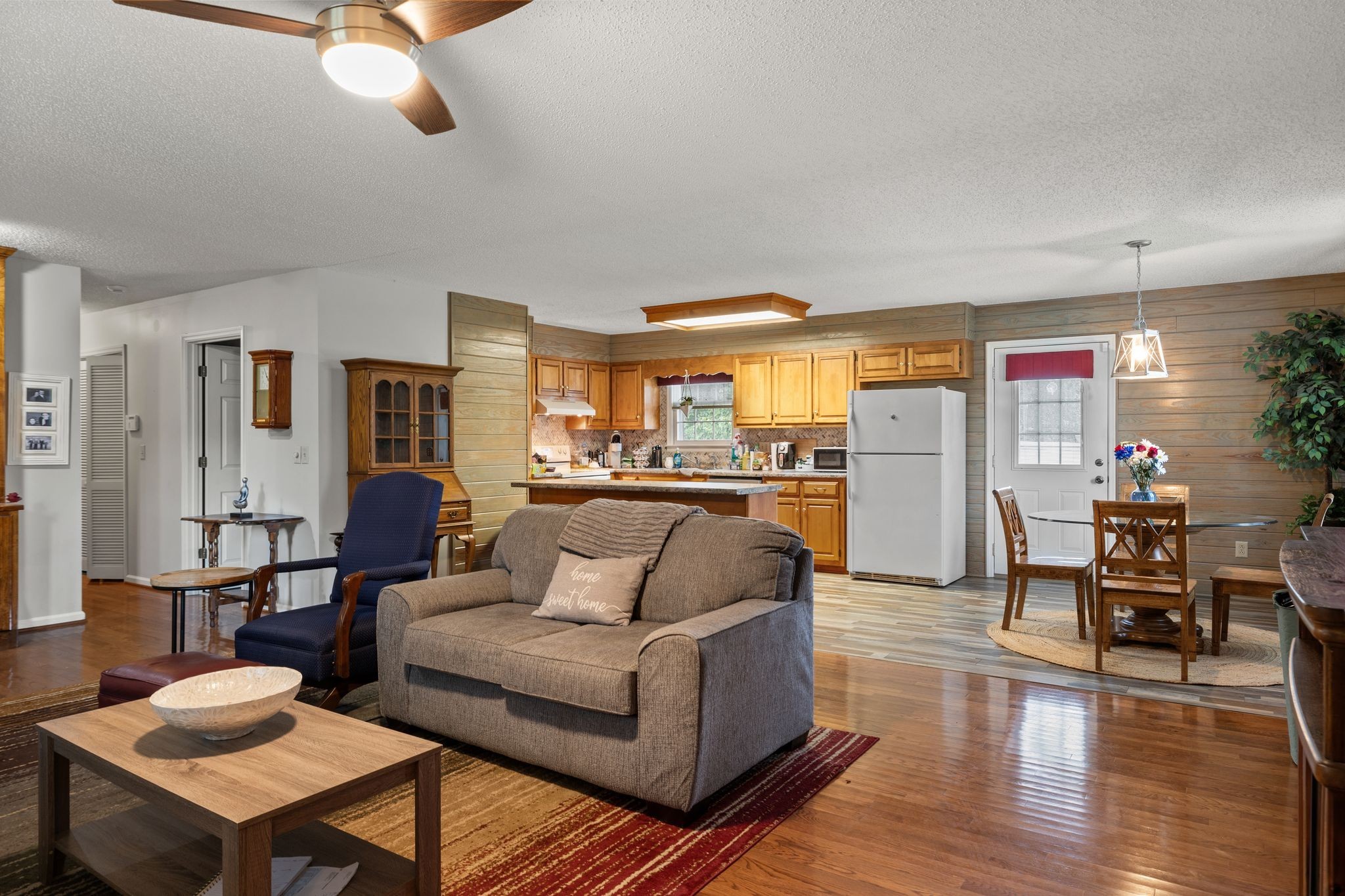 4628 Dugger Road Culleoka, TN 38451 - Photo 15 of 40 a living room with furniture and kitchen view