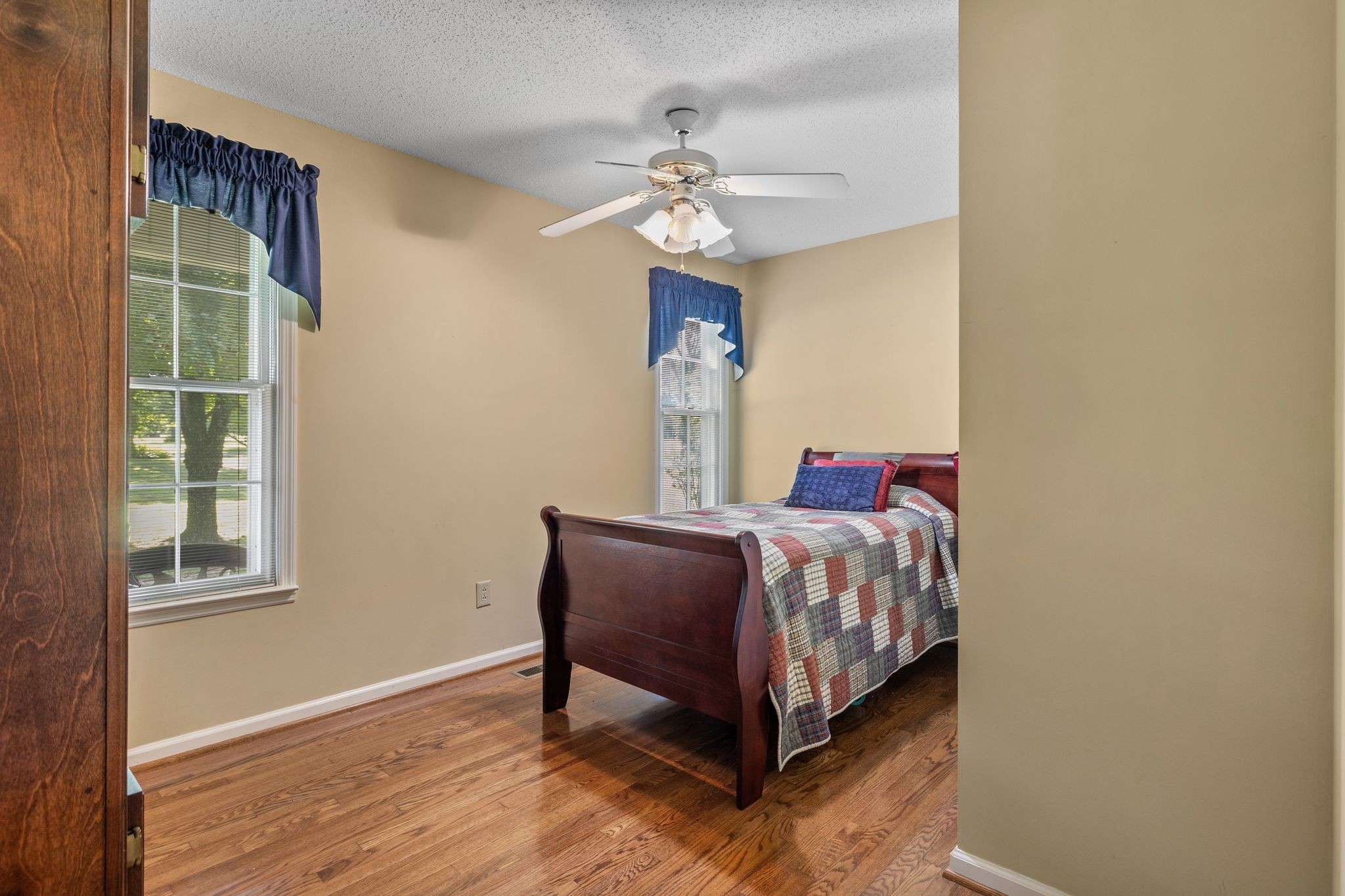 4628 Dugger Road Culleoka, TN 38451 - Photo 21 of 40 a bedroom with a bed and a window