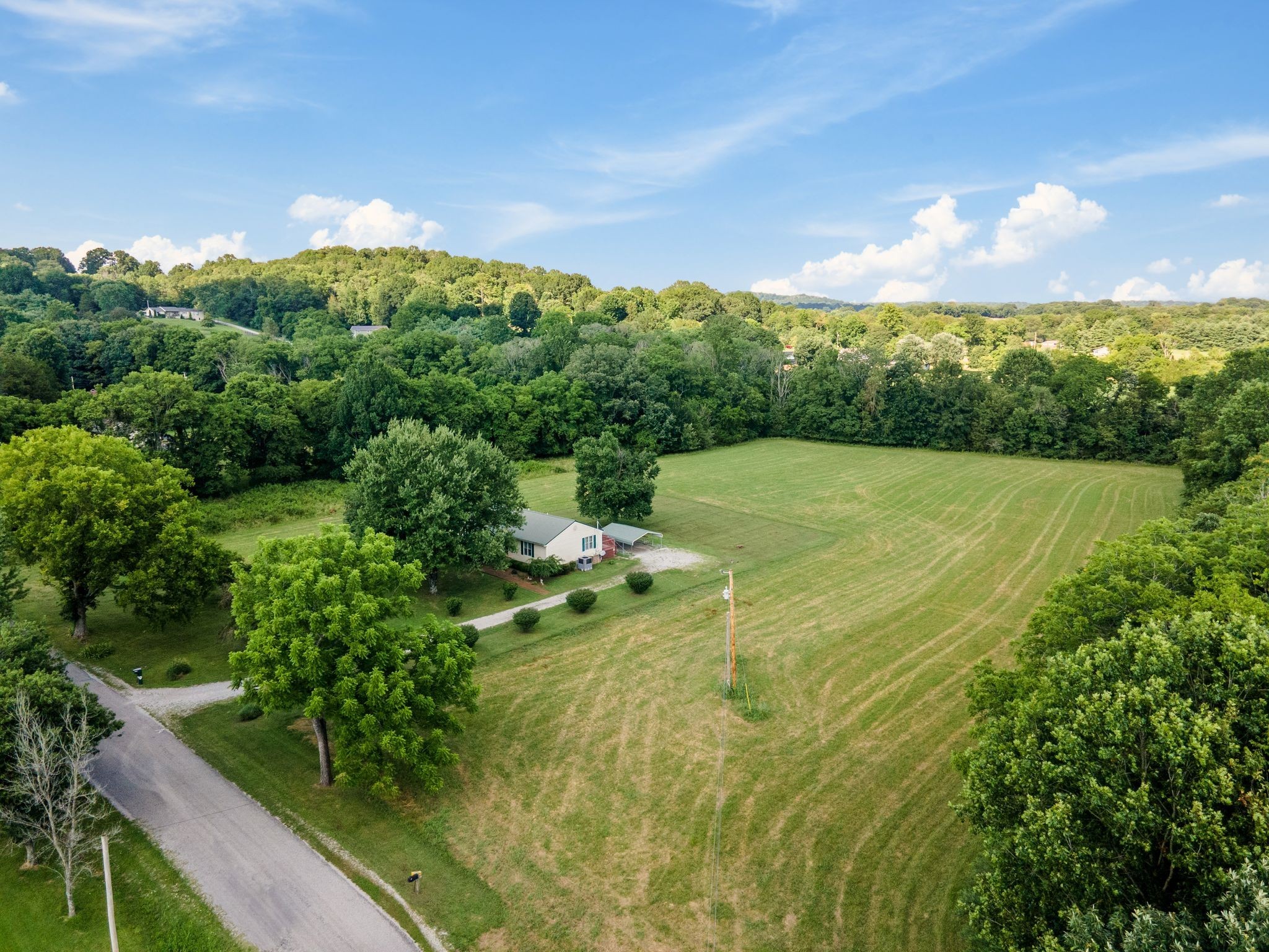 4628 Dugger Road Culleoka, TN 38451 - Photo 3 of 40 a view of a big yard with table and chairs