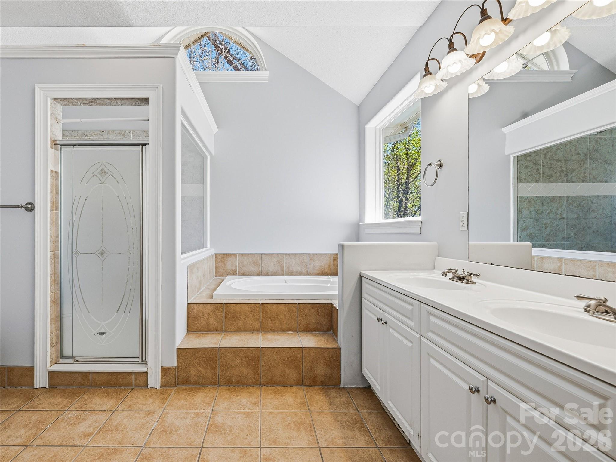 196 Blackbird Lane Tryon, NC 28782 - Photo 25 of 44 a bathroom with a tub sink and mirror
