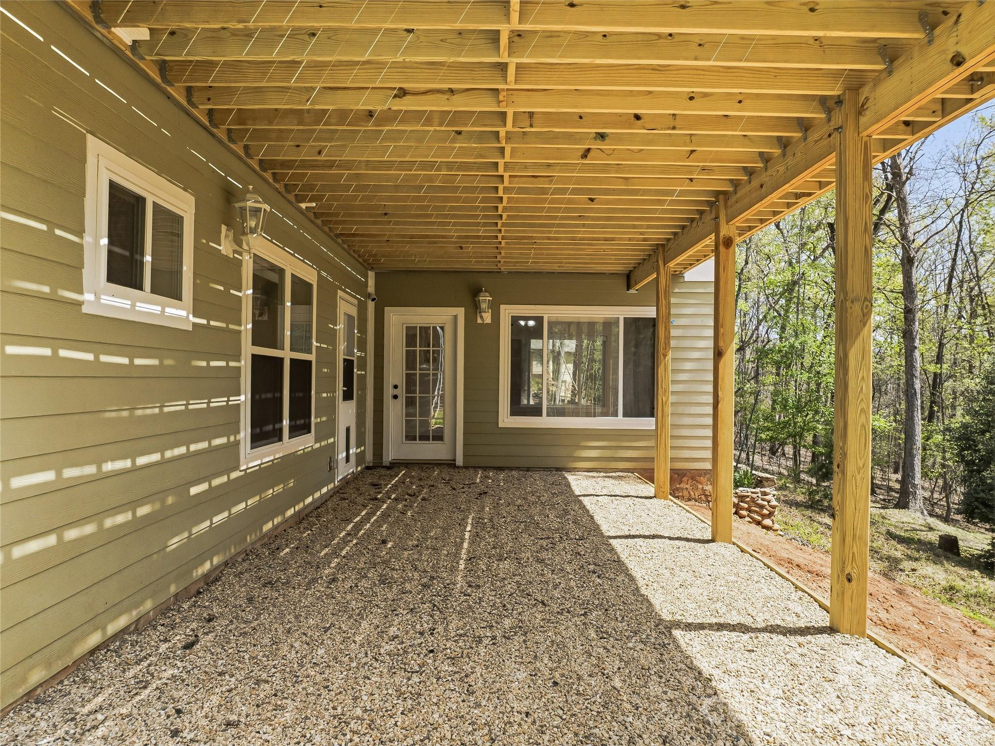 196 Blackbird Lane Tryon, NC 28782 - Photo 43 of 44 a porch with view of the back yard