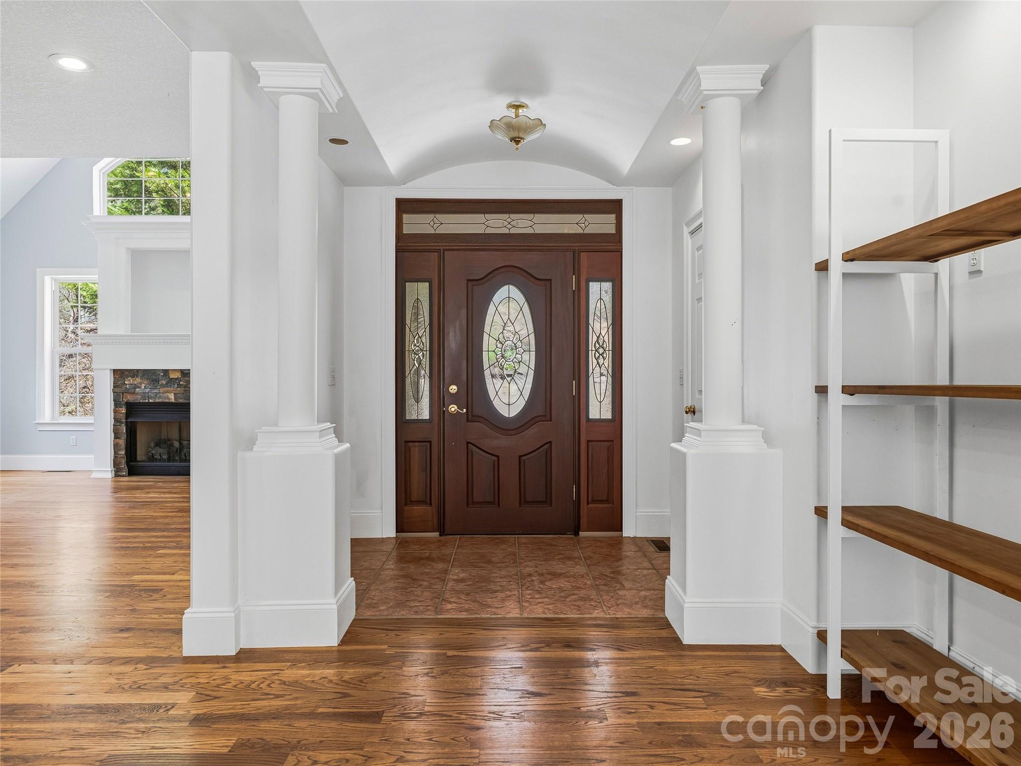 196 Blackbird Lane Tryon, NC 28782 - Photo 8 of 44 a view of livingroom with furniture wooden floor and window