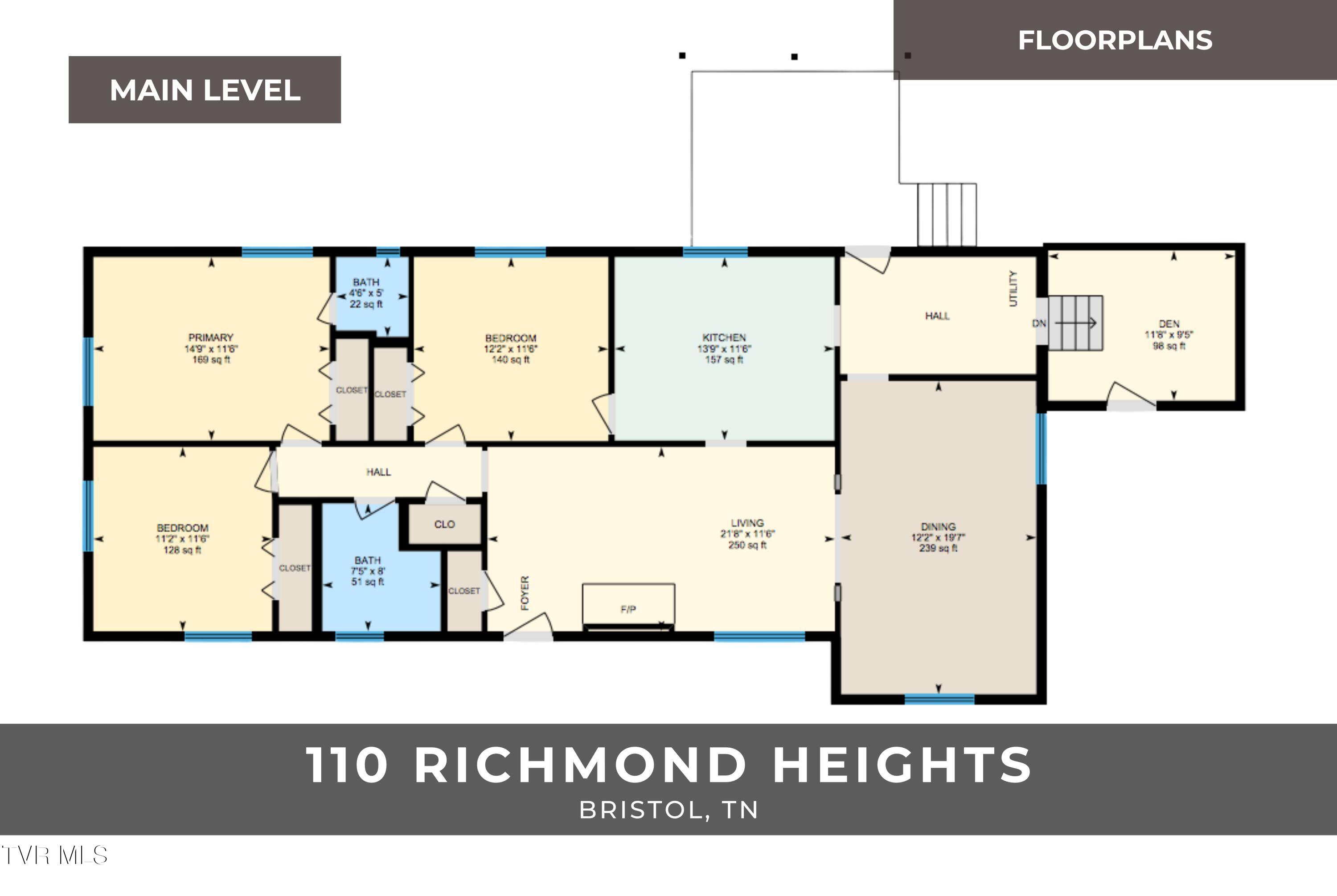 110 Richmond Heights Road Bristol, TN 37620 - Photo 45 of 45 Floorplans (86)