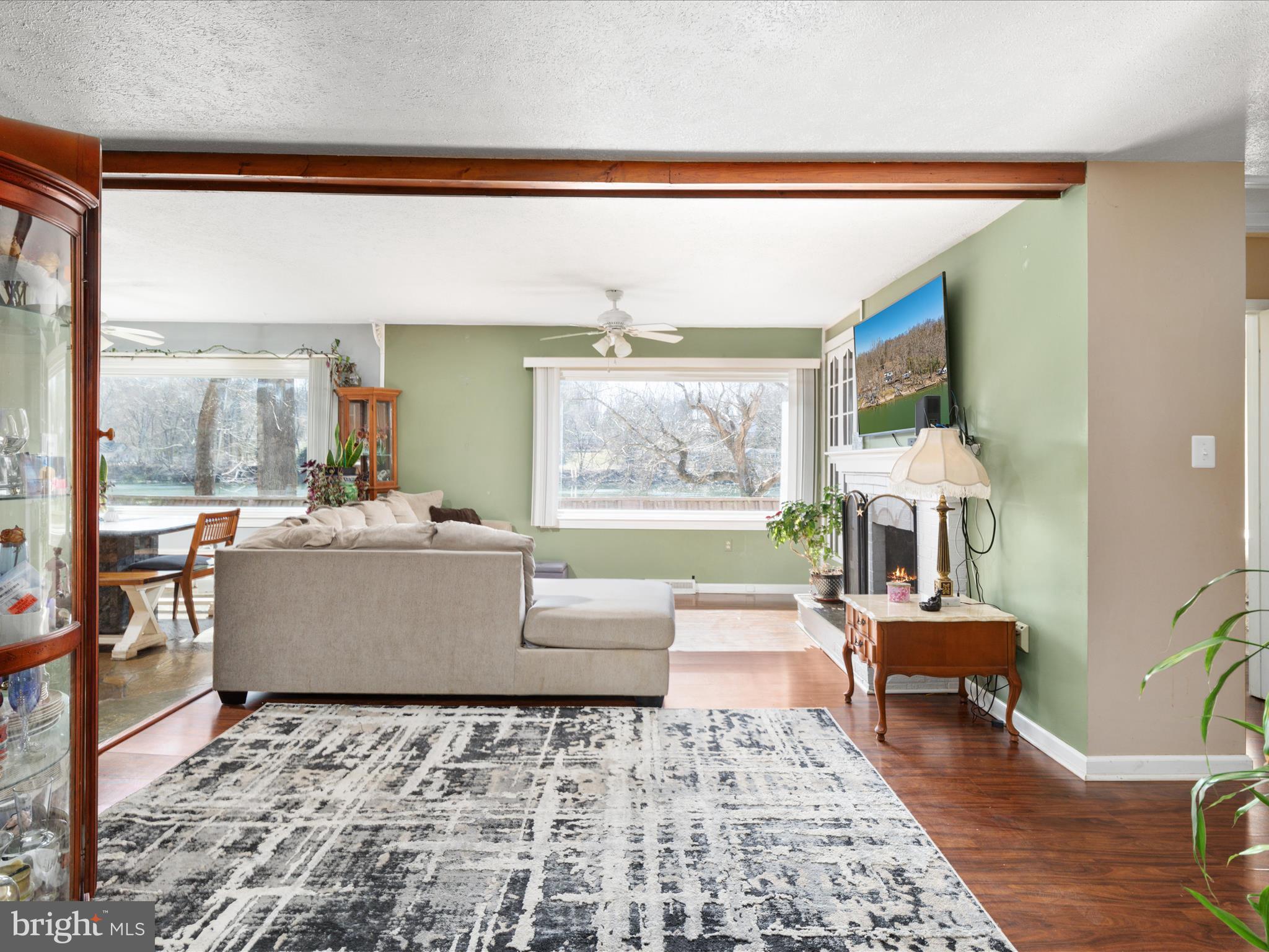 646 Old Dam Road Front Royal, VA 22630 - Photo 11 of 88 a living room with a couch and a large window