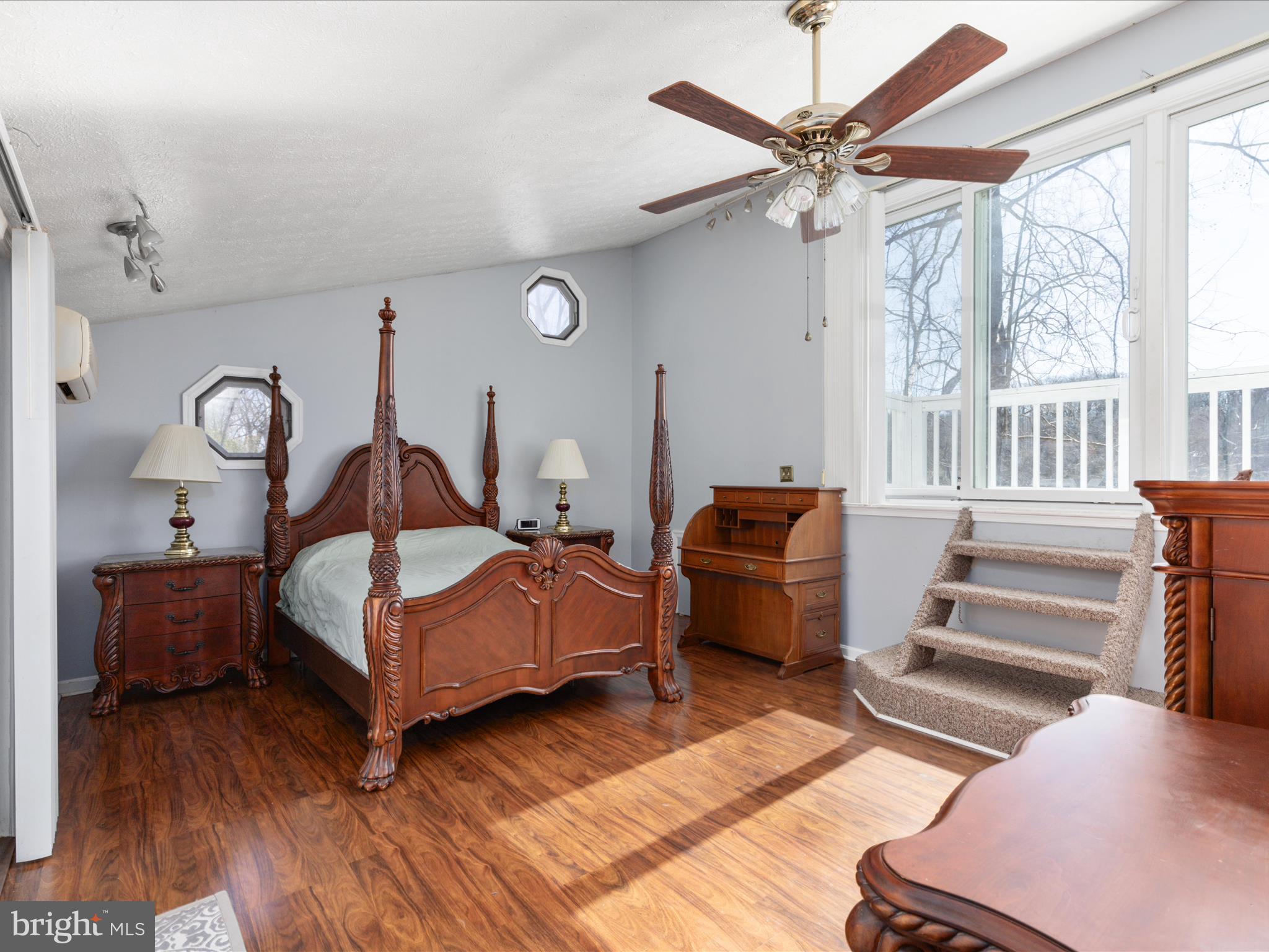 646 Old Dam Road Front Royal, VA 22630 - Photo 19 of 88 a bedroom with a bed and wooden floor